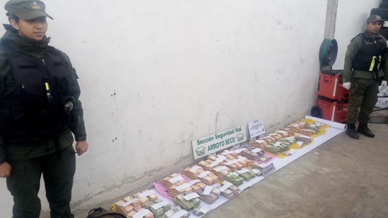 Gendarmería secuestró encomiendas clandestinas y más de 26 millones de pesos