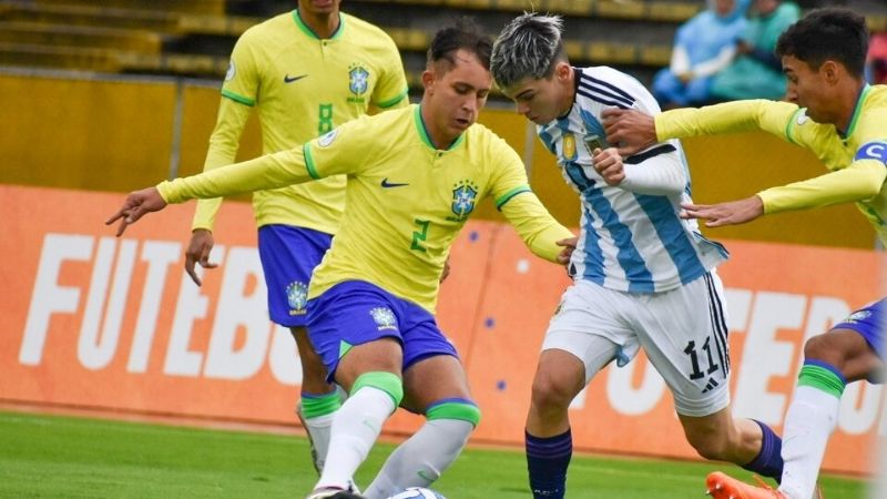 Sub17: Argentina perdió con Brasil, que fue campeón