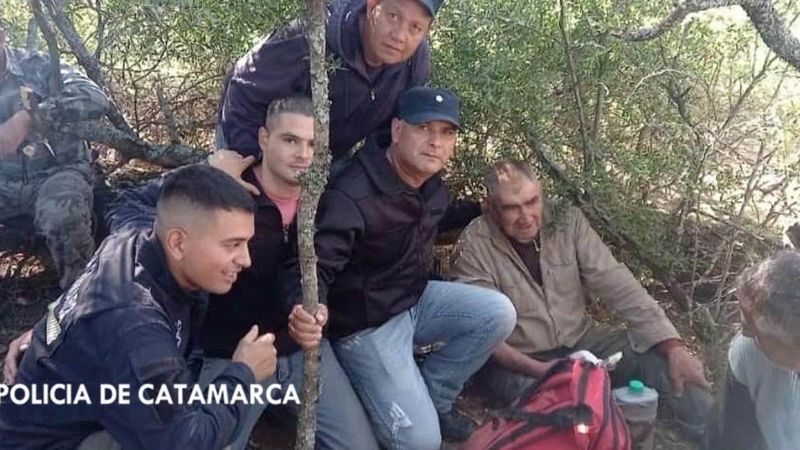 Encontraron con vida al hombre extraviado en La Paz