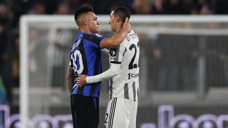 Lautaro vs. Di María por la Copa Italia