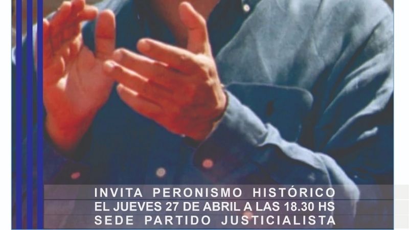 Homenaje a Ramón Saadi en la sede del PJ