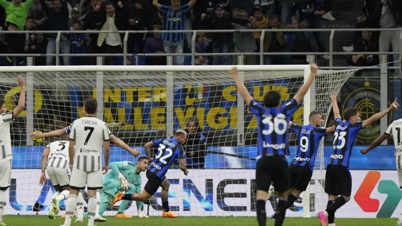 El Inter de Lautaro pasó a la final de Copa Italia