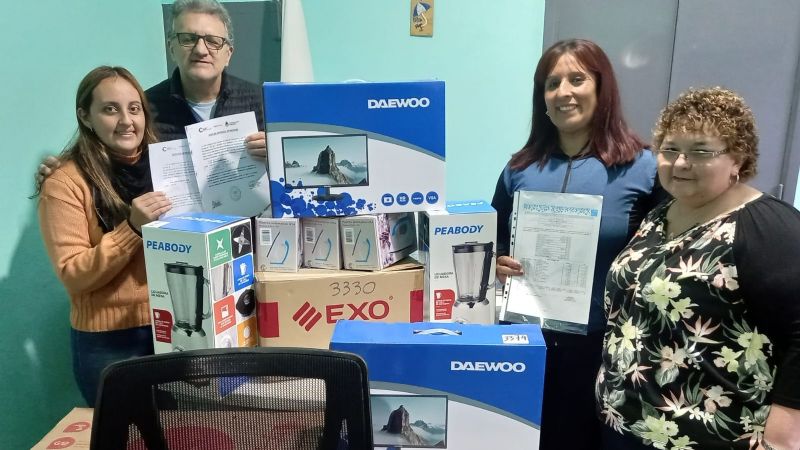 Entregaron equipamiento al Hospital de Icaño: desde electrodomésticos hasta mobiliario