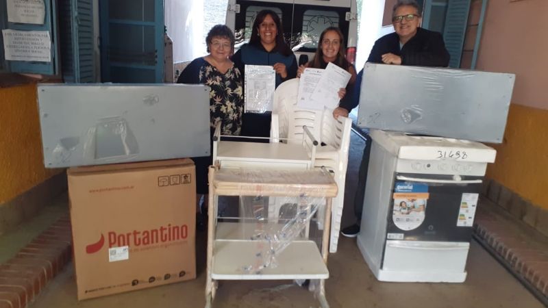 Entregaron equipamiento al Hospital de Icaño: desde electrodomésticos hasta mobiliario
