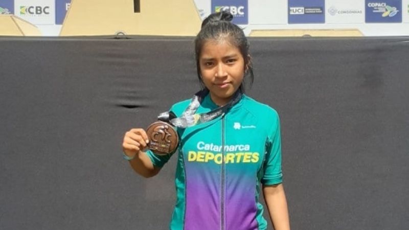 Indira Ballarini con Bronce Panamericano