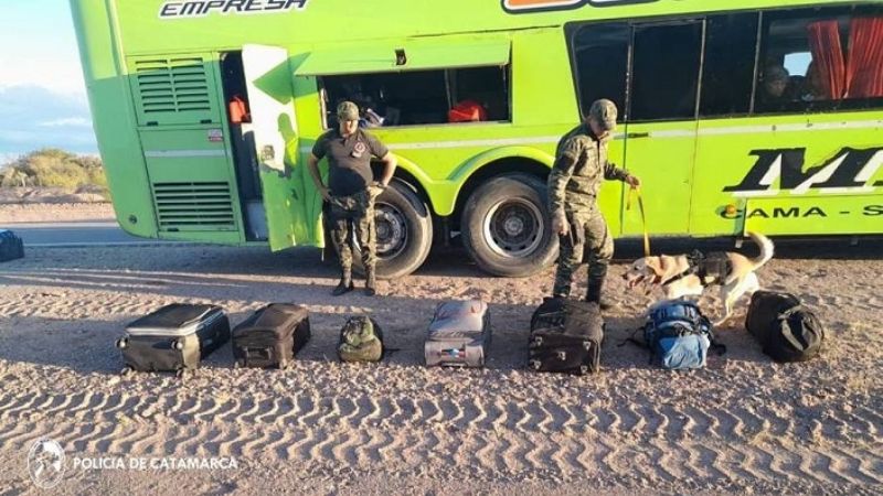 Secuestran droga en Tinogasta y Belén