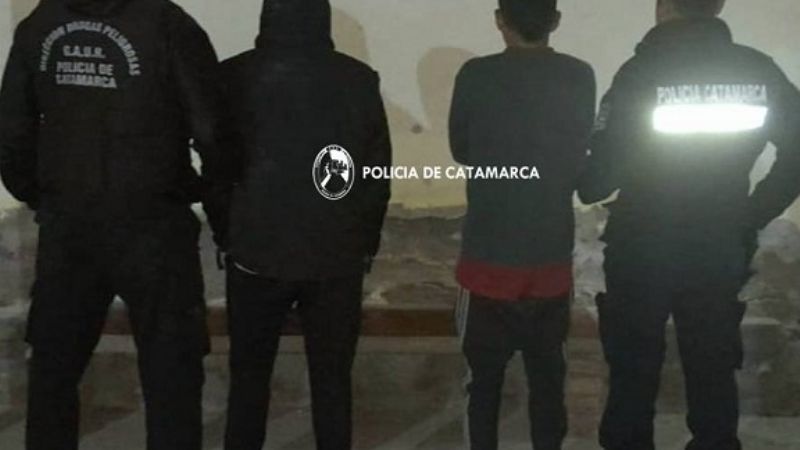 Los detienen con marihuana para preparar 230 dosis