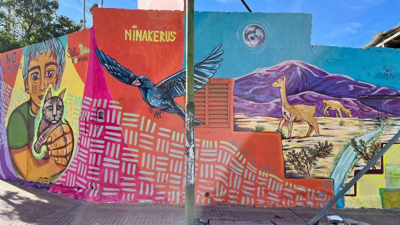 Un mural para decir NO al maltrato animal