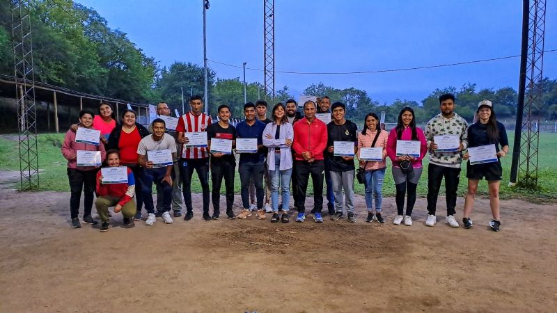 Finalizó capacitación deportiva en El Bolsón