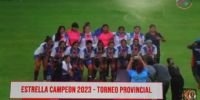 HISTÓRICA CONSAGRACIÓN de Estrella del Sur de Santa María, como el primer campeón del Fútbol Femenino, en Catamarca.