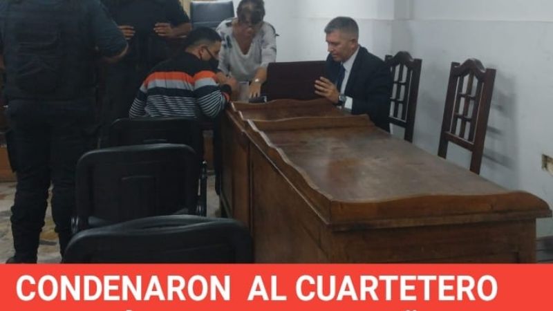 El cuartetero Cristian Coronel fue condenado a 7 años de prisión