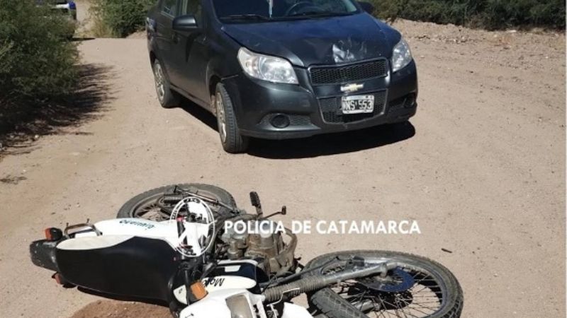 Choque en Fray Mamerto Esquiú