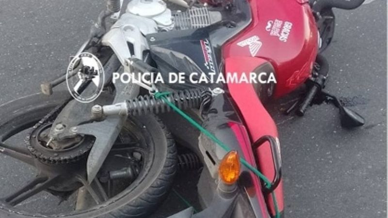 Dos motocicletas protagonizaron un siniestro vial