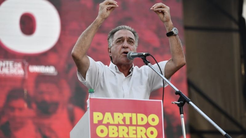 “Estamos del lado de la clase obrera, libertad ya a los choferes detenidos, apoyo al paro de colectivos, fuera Berni”