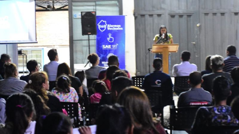 Seguridad puso en funcionamiento alarmas vecinales