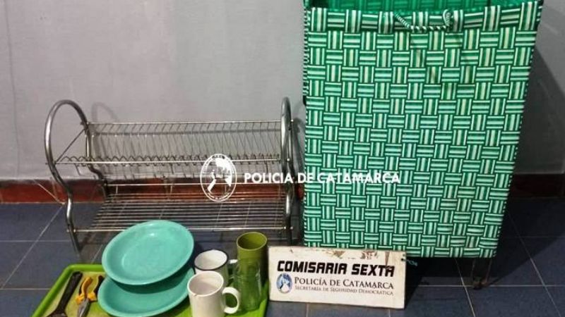 Recuperaron gran cantidad de elementos robados