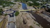 Corte para conectar obra eléctrica de puente del Camino de la Virgen