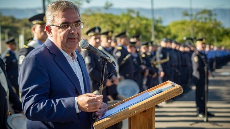 El Gobernador presidió el acto de ingreso de nuevos aspirantes a la Policía