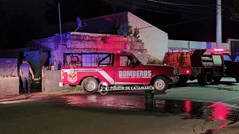 Vivienda sufrió daños por un incendio