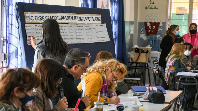 Educación: cubrieron 21 cargos en la 9° Asamblea Ordinaria de Opción