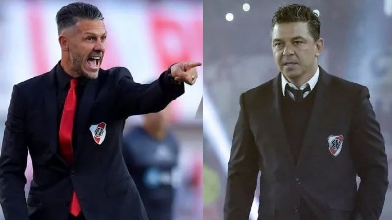 En 20 partidos, Gallardo no perdió; Demichelis le ganó a Boca