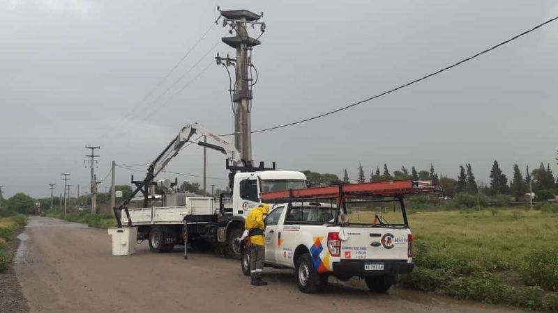 Cortes programados en el suministro eléctrico de Bañado de Ovanta