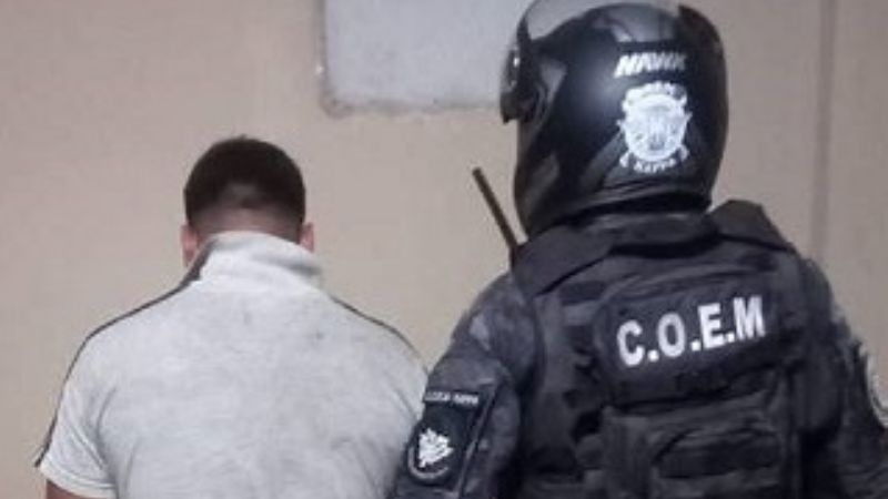 Amenazó a su cuñada con un machete