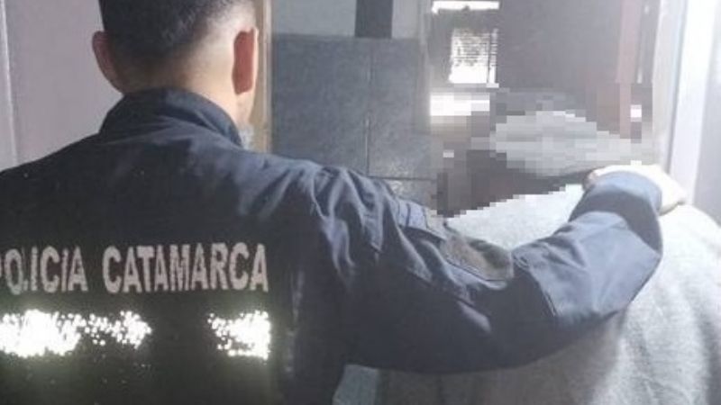 Ladrón quedó atrapado en el patio de una casa y fue aprehendido