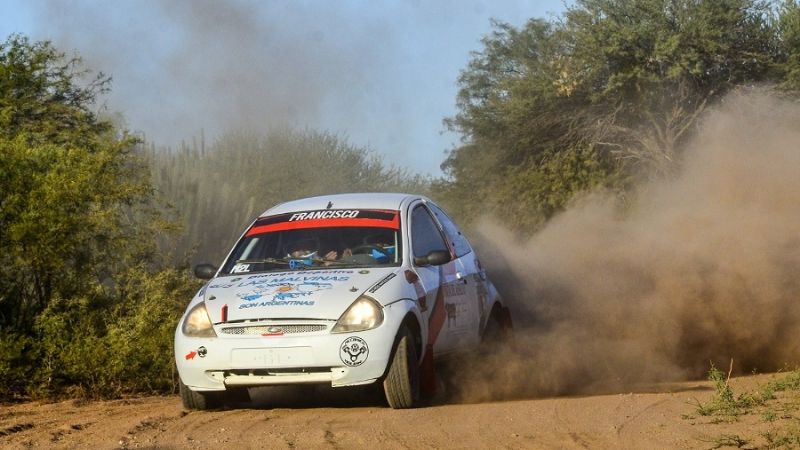 Frías voló en la 1ra. etapa del Rally de Recreo