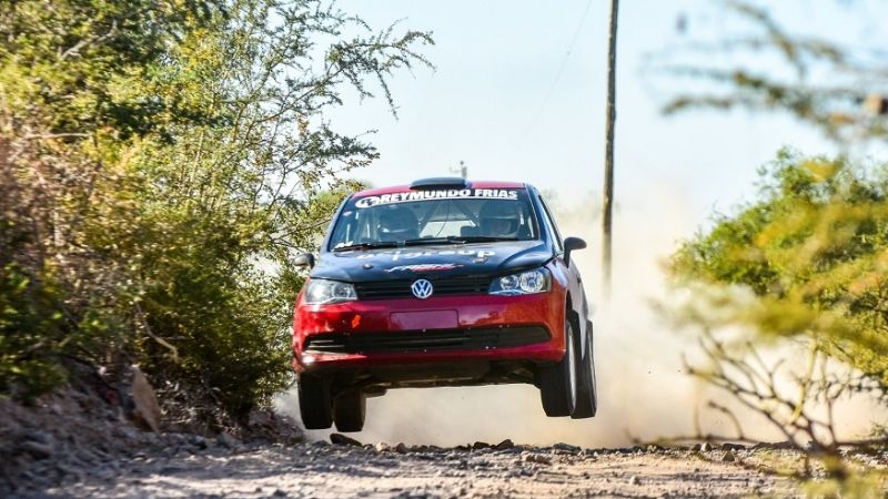 Frías voló en la 1ra. etapa del Rally de Recreo