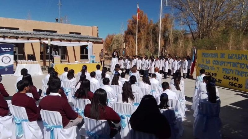Facultad de Derecho participó de ceremonia de lealtad a la Constitución
