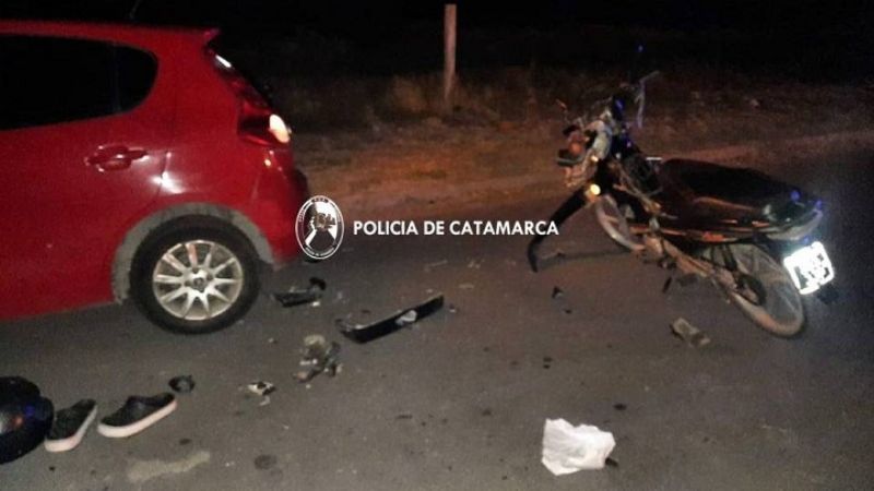 Siniestro vial en Valle Viejo