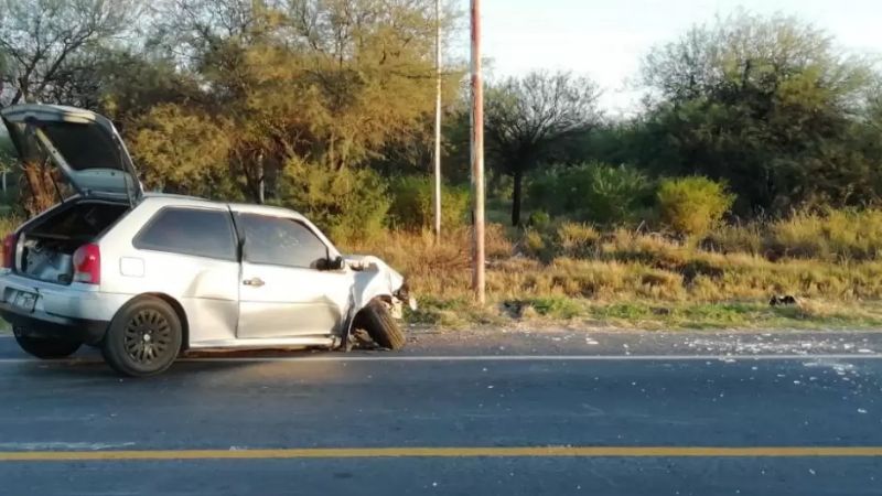 Oficial de Policía sufre grave accidente en la Ruta N° 38