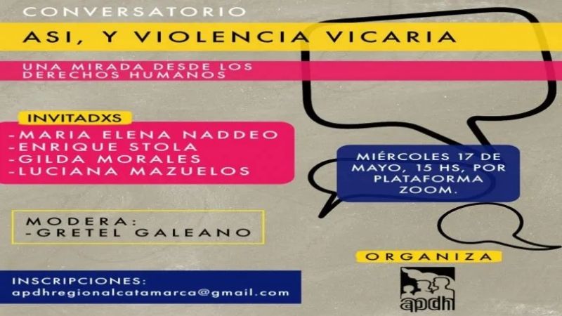 Conversatorio virtual: concientización sobre violencias contra niño/as desde los derechos humanos