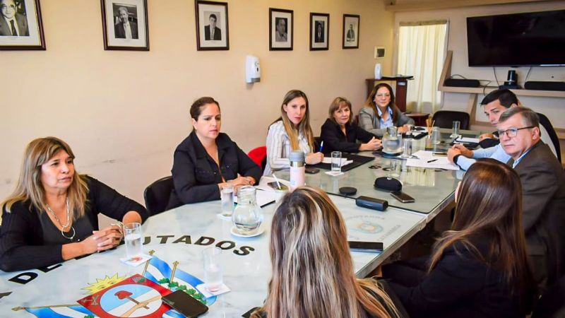 Juezas de familia fueron a Diputados