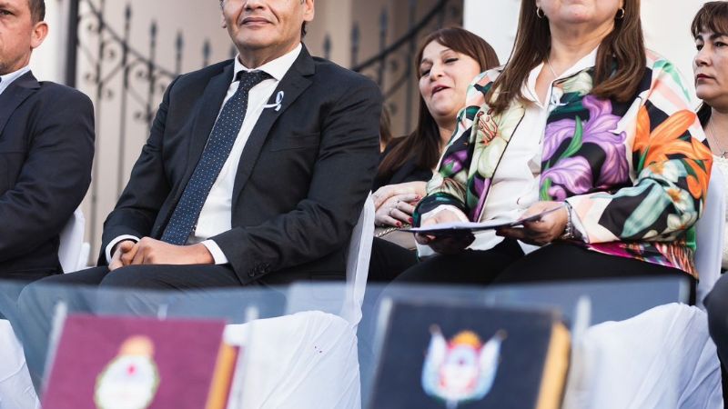 Emotivo acto con estudiantes del Sistema Educativo Municipal