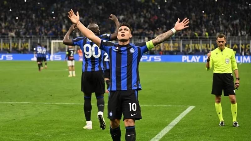 Lautaro Martínez puso al Inter en la final