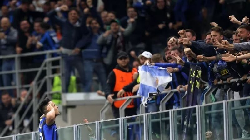 Lautaro Martínez puso al Inter en la final