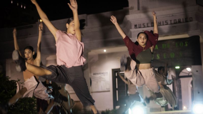 El taller de danza jazz de EVEA se presentó en el Museo Histórico