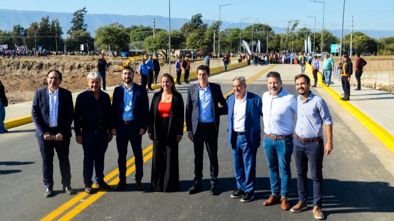 Inauguraron el Puente en el Camino de la Virgen