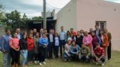 Firma de escrituras con vecinos del barrio San Antonio Sur