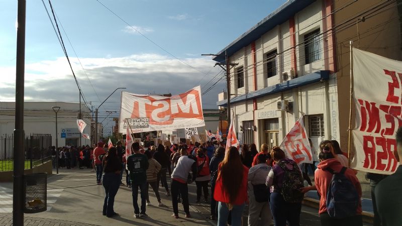 Ahora: convocante movilización de izquierda en el centro de la Capital