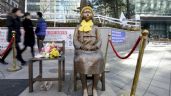 La simbólica estatua que instalaron las mujeres víctimas del ejército japonés en Seúl