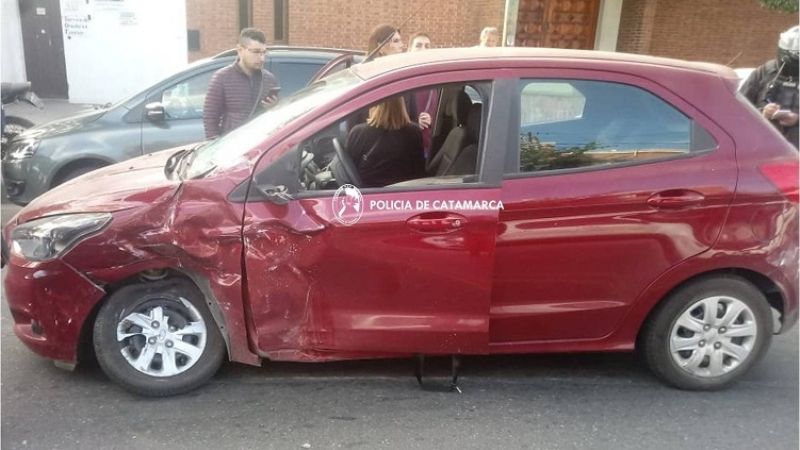 Choque múltiple con cuantiosos daños materiales