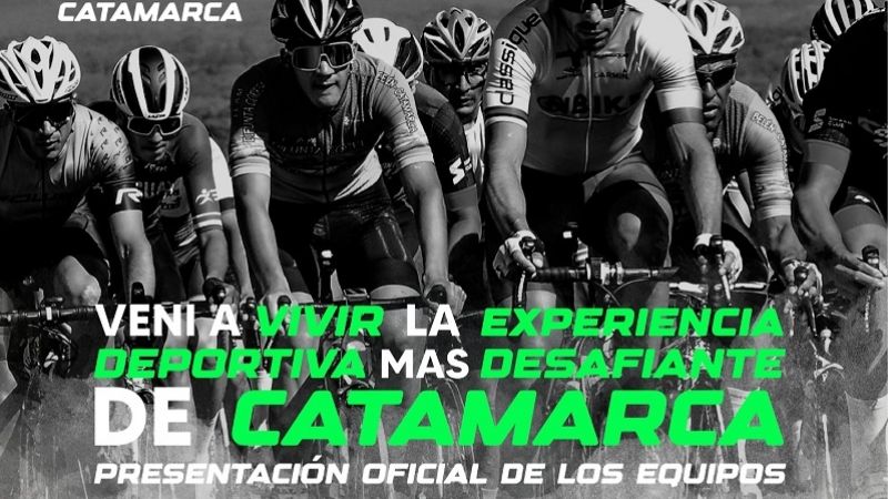 Ciclismo: se presentan los participantes del “1er Tour Internacional a Catamarca”