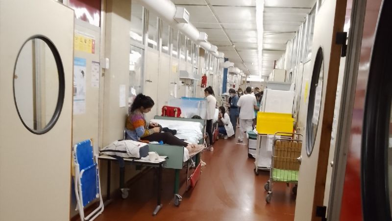 Colapso en el Garrahan: niños internados en pasillos y aulas