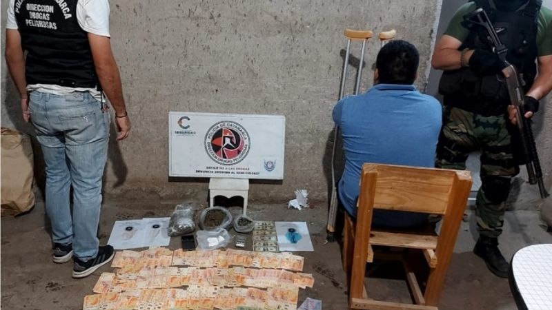 Tenía un kiosco de venta de drogas