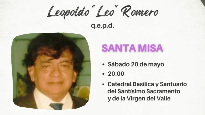 Misa por “Leo” Romero, en la Catedral