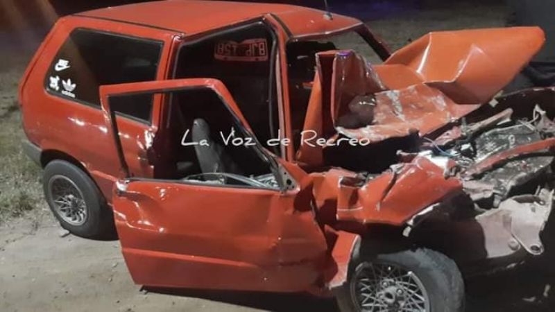 Tremendo accidente vehicular en Recreo