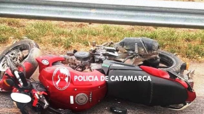 Derrape en el barrio La Antena